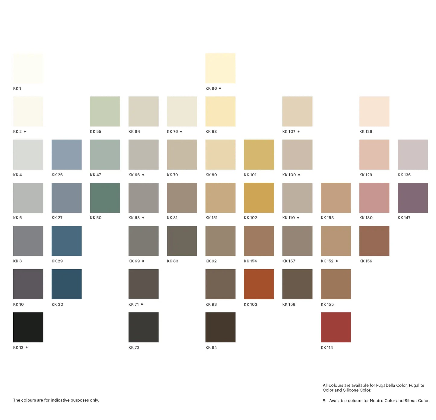 KERAKOLL SILICONE COLOR Chart
- Silicone Liquid Wax - Stone Doctor Australia