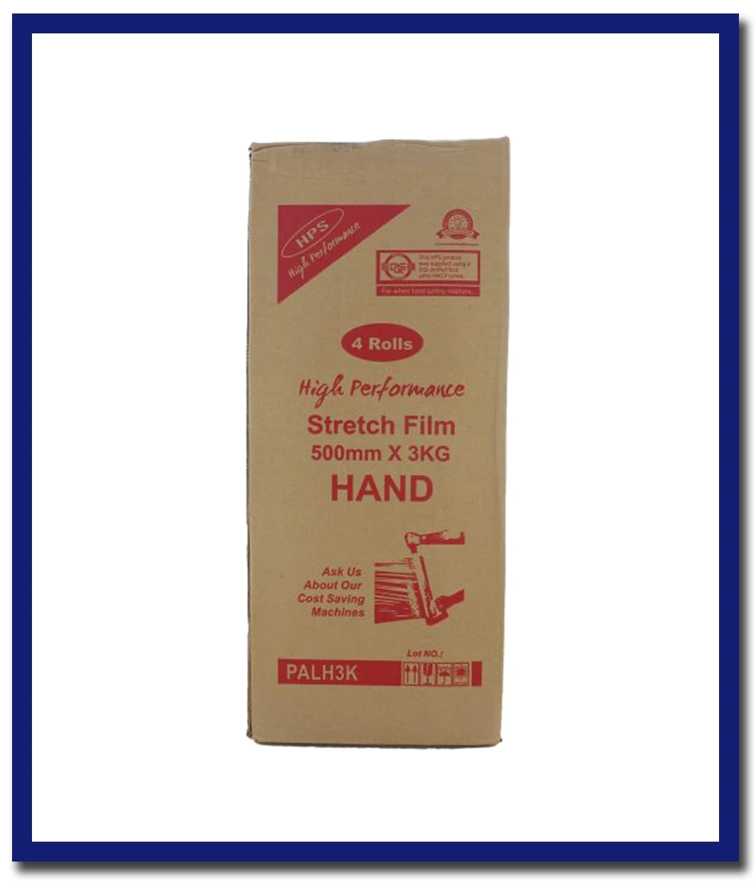 MaxValu Hand Pallet Wrap Clear 3 kg Per Roll - (4 Rolls Per Box) - Stone Doctor Australia - Industrial Products > Packaging > Stretch Film