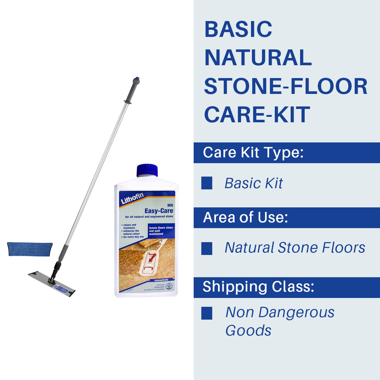 Basic Natural Stone Floor Care Kit - Stone Doctor Australia - Marble, Travertine & Limestone > Daily Floor Cleaning > Microfibre Mopping System