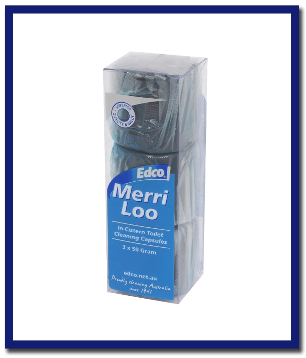 Edco Merri Loo In Cistern Capsules (3 X 50gm) - Per Pack - Stone Doctor Australia - Cleaning Products > Chemicals > Cistern Capsules