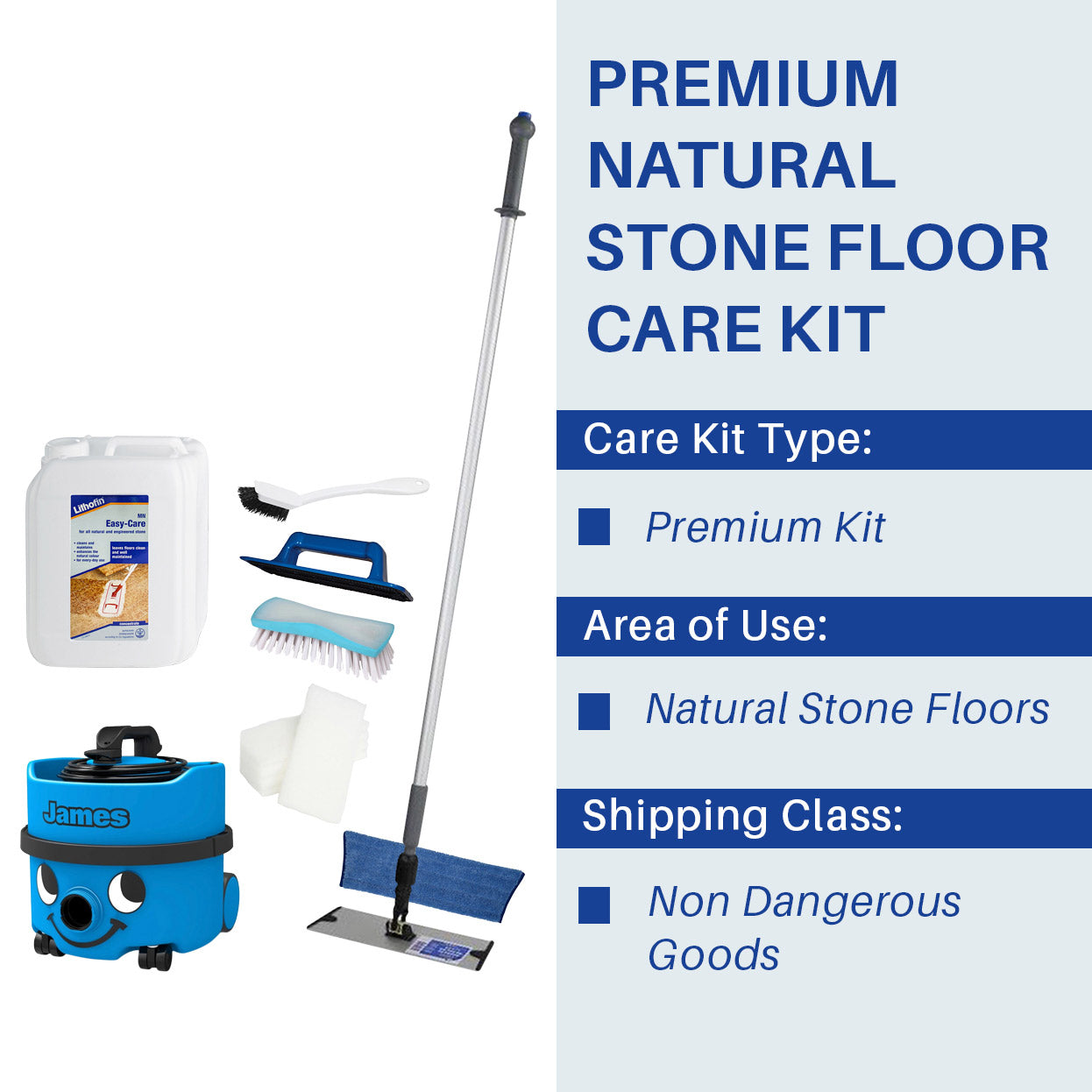 Premium Natural Stone Floor Care Kit - Stone Doctor Australia - Marble, Travertine & Limestone > Daily Floor Cleaning > Microfibre Mopping System