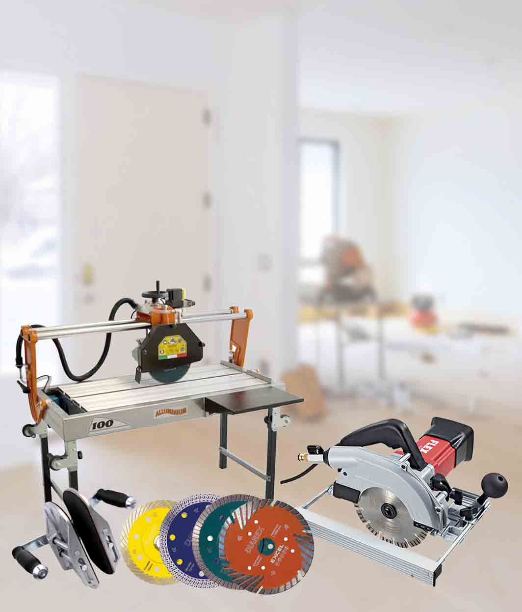 TILE CUTTING MACHINERY & TOOLS