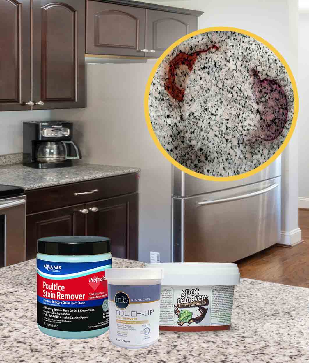 NATURAL STONE STAIN REMOVERS