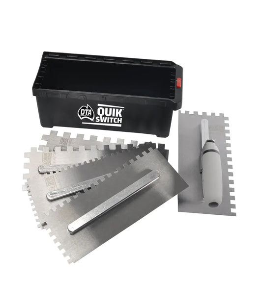 DTA Quick Switch Trowel Kit (1 Kit) - Stone Doctor Australia - Hardware > Adhesive Trowels > Trowel Kit