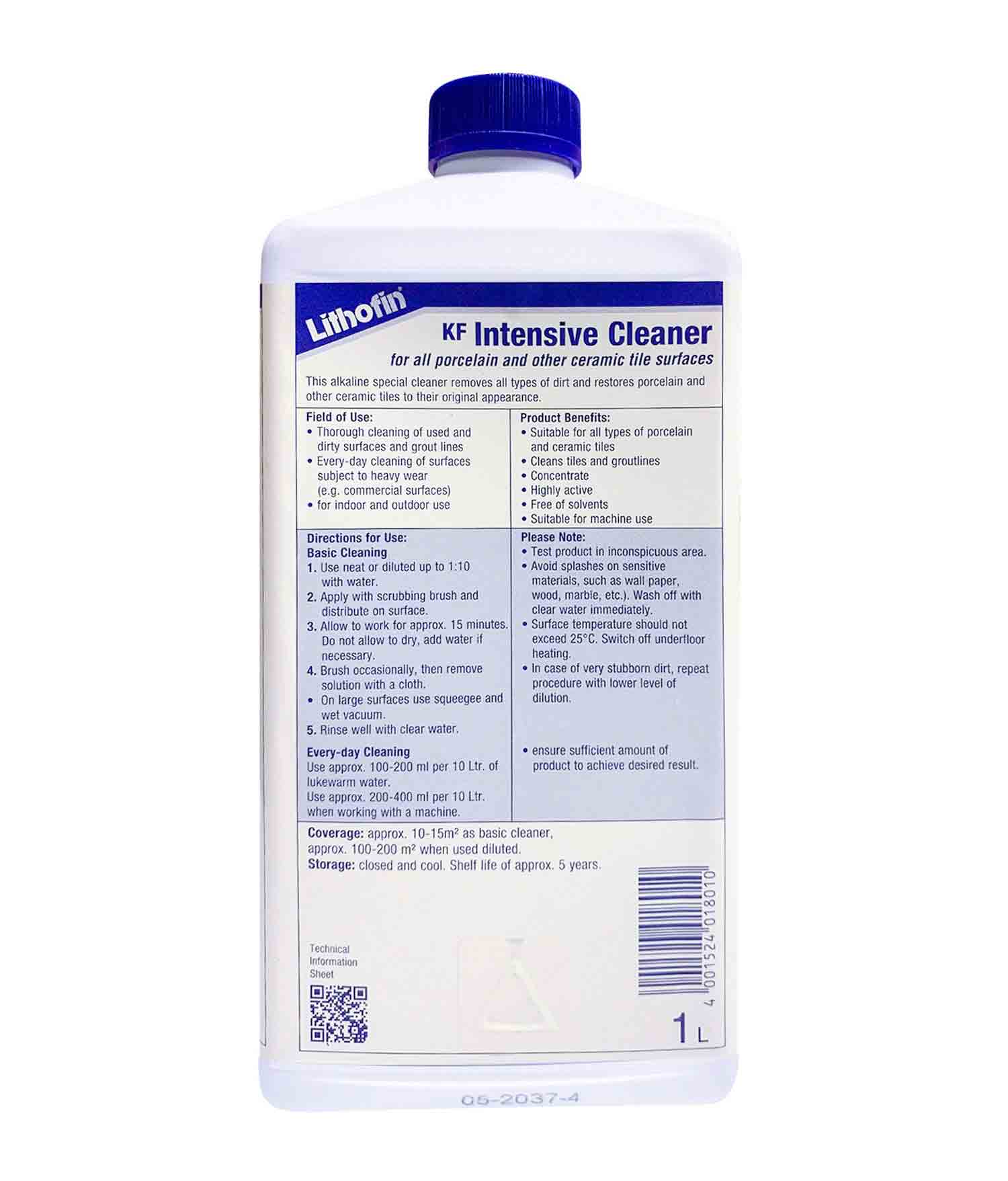 Lithofin KF Intensive Cleaner - Stone Doctor Australia - Porcelain & Ceramic Tiles > Alkaline Product > Deep Periodic Cleaning