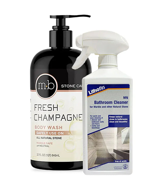 Marble Bathroom Protection Bundle – Clean Skin, Clean Stone