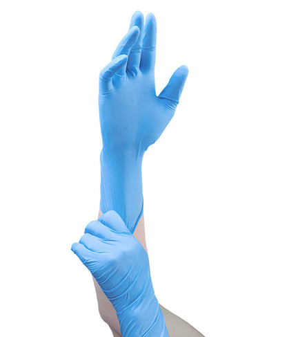 MaxValu Long Cuff Nitrile Gloves - 100 Pcs Per Box