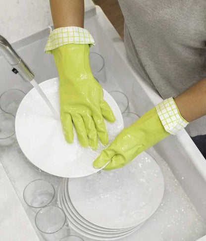 Natural Latex Cleaning Gloves Medium/Large - Stone Doctor Australia - Household Cleaning > Tools > Cleaning Gloves