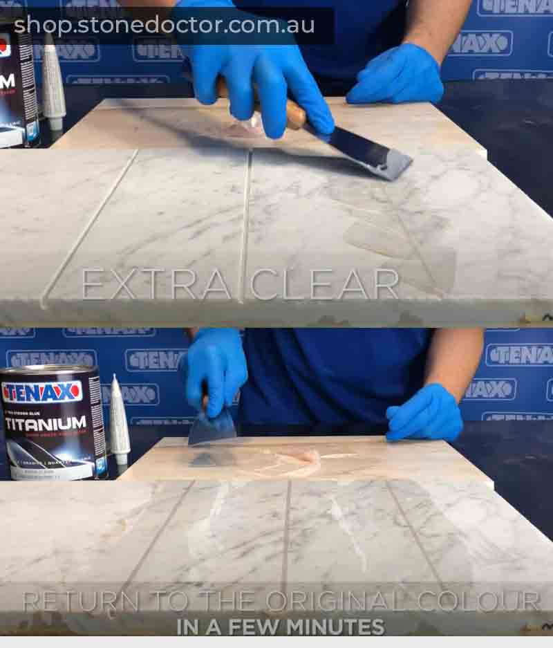 Tenax Titanium - 1 Litre c/w Hardener - Stone Doctor Australia - Natural Stone > Chemicals > Stone Glue