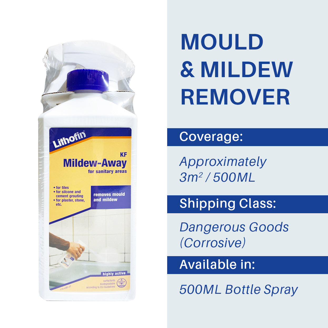 Lithofin KF Mildew-Away Spray - 500ML