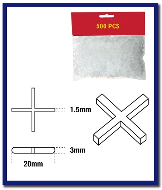 DTA Cross Spacers - 1 Pack - Stone Doctor Australia - Porcelain & Ceramic > Tiling > Cross Spacers