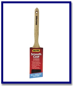 UNi-PRO Smooth Coat Angled Sash Cutter Brush - 1 Pc - Stone Doctor Australia - Painting Equipment > Application > Angled Cutters