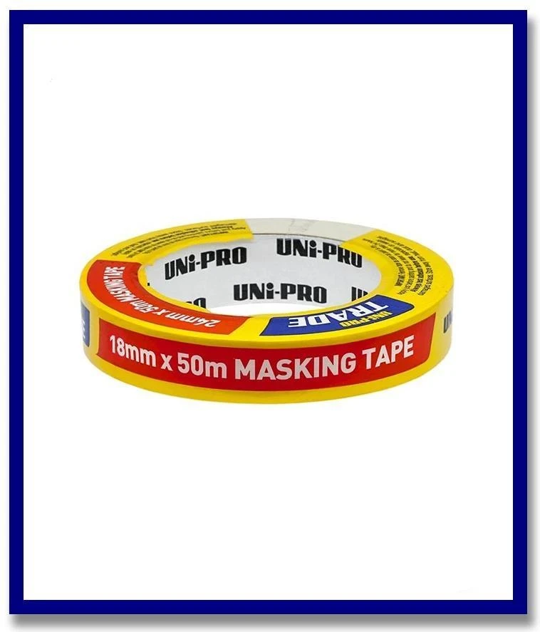 UNi-PRO Trade Painters White Masking Tape - 1 Roll - Stone Doctor Australia - Painting Equipment > Protection > Masking Tape