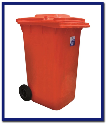 Edco Heavy Duty Bin With Wheels - 1 Unit - Stone Doctor Australia - Cleaning Accessories > Bins > Wheelie Bin