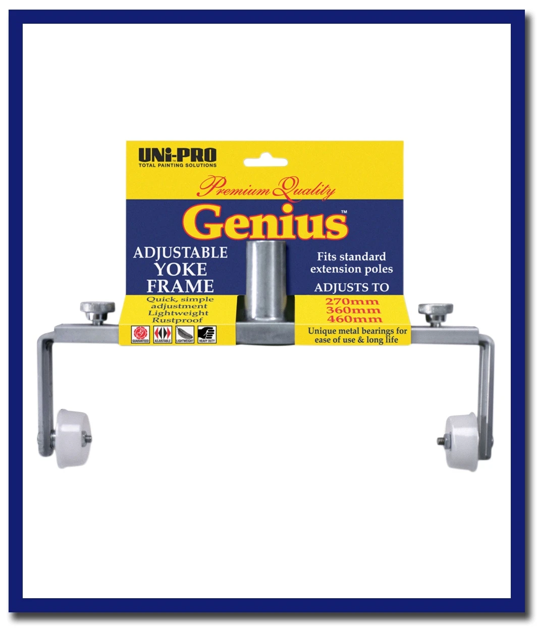 UNi-PRO Genius 270-460mm Adjustable Aluminium Yoke Frame - 1 Pc - Stone Doctor Australia - Painting Equipment > Tools > Yoke Frame