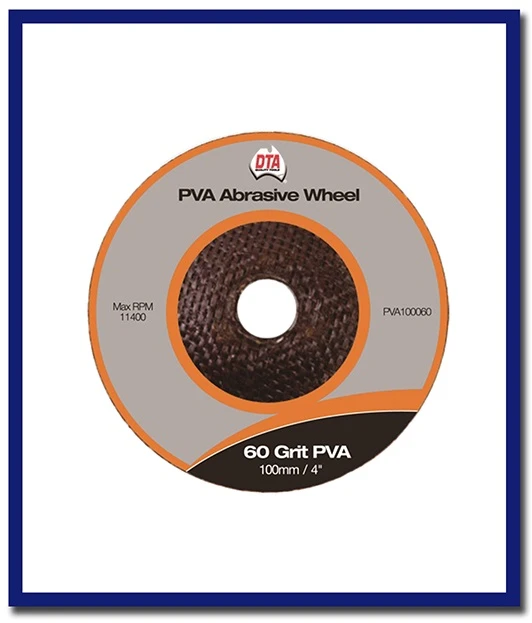 PVA Abrasive Grinding / Polishing Disc 100mm - 1 Pc - Stone Doctor Australia - Hardware > Abrasive Tools > Grinding Disc