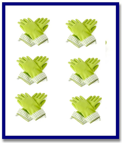 Natural Latex Cleaning Gloves Medium/Large - Stone Doctor Australia - Household Cleaning > Tools > Cleaning Gloves