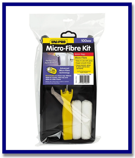 UNi-PRO Micro-Fibre Roller Kit - 1 Unit - Stone Doctor Australia - Painting Equipment > Tools > Paint Rollers