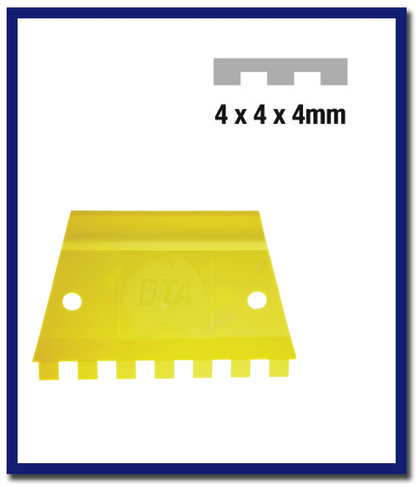 DTA Plastic Adhesive Spreader Notch - 1 Pc - Stone Doctor Australia - Hardware > Adhesive Spreaders > Notch