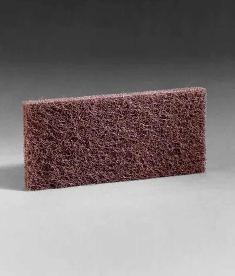 3M Doodlebug Brown Abrasive Scrubbing Polyester Pad - 1PC (4.6" x 10") - Stone Doctor Australia - Doodlebug