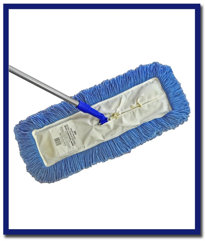 Edco Dust Control Mop Complete Swivel Head & Handle - 1 Unit - Stone Doctor Australia - Cleaning Accessories > Mopping > Dust Control Mop