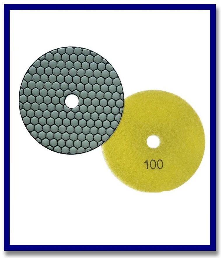 SDA Premium Dry Grinding Diamond V'cro Pad - Stone Doctor Australia - For Dry Grinding - Resin Bond