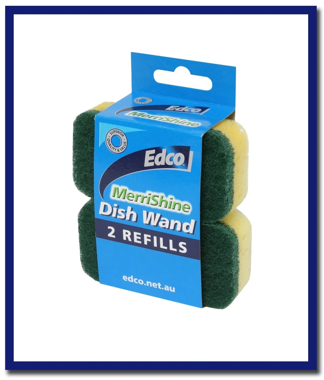 Edco Merrishine Dish Wand Refill - 2 Refills - Stone Doctor Australia - Cleaning Accessories > Sponge Scourer > Dish Wand