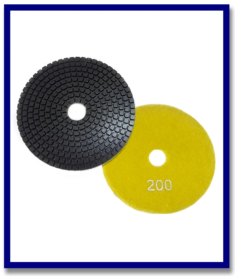 SDA Premium Wet Grinding Diamond V'cro Pad - Stone Doctor Australia - For Dry Grinding - Resin Bond