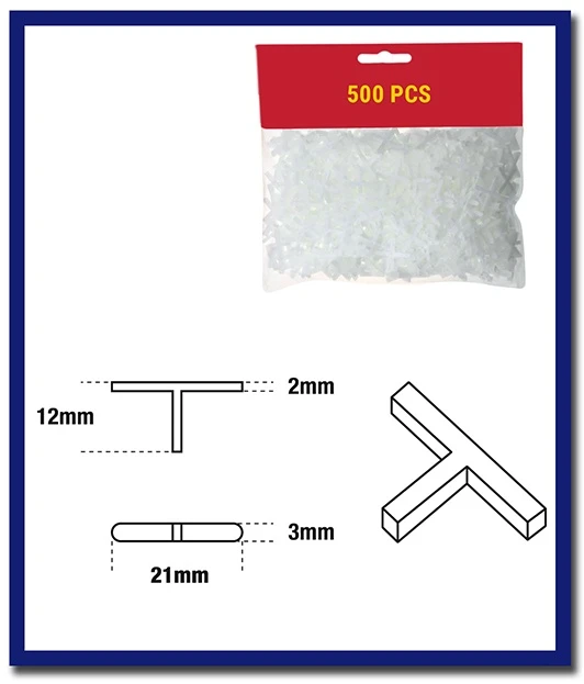 DTA T Shape Spacer - 1 Pack - Stone Doctor Australia - Porcelain & Ceramic > Tiling > T Shape Spacers