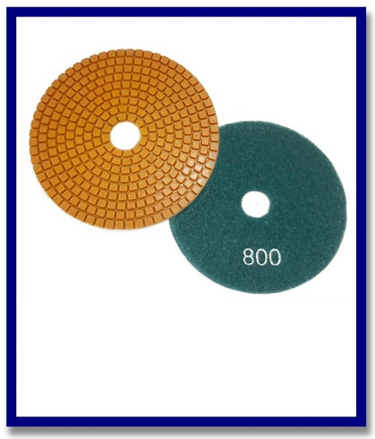 SDA Premium Wet Grinding Diamond V'cro Pad - Stone Doctor Australia - For Dry Grinding - Resin Bond