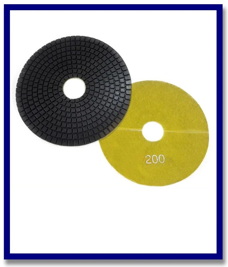 SDA Premium Wet Grinding Diamond V'cro Pad - Stone Doctor Australia - For Dry Grinding - Resin Bond