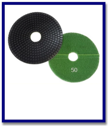 SDA Premium Wet Grinding Diamond V'cro Pad - Stone Doctor Australia - For Dry Grinding - Resin Bond