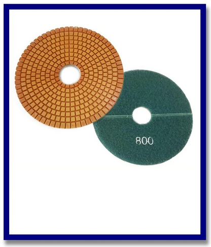 SDA Premium Wet Grinding Diamond V'cro Pad - Stone Doctor Australia - For Dry Grinding - Resin Bond