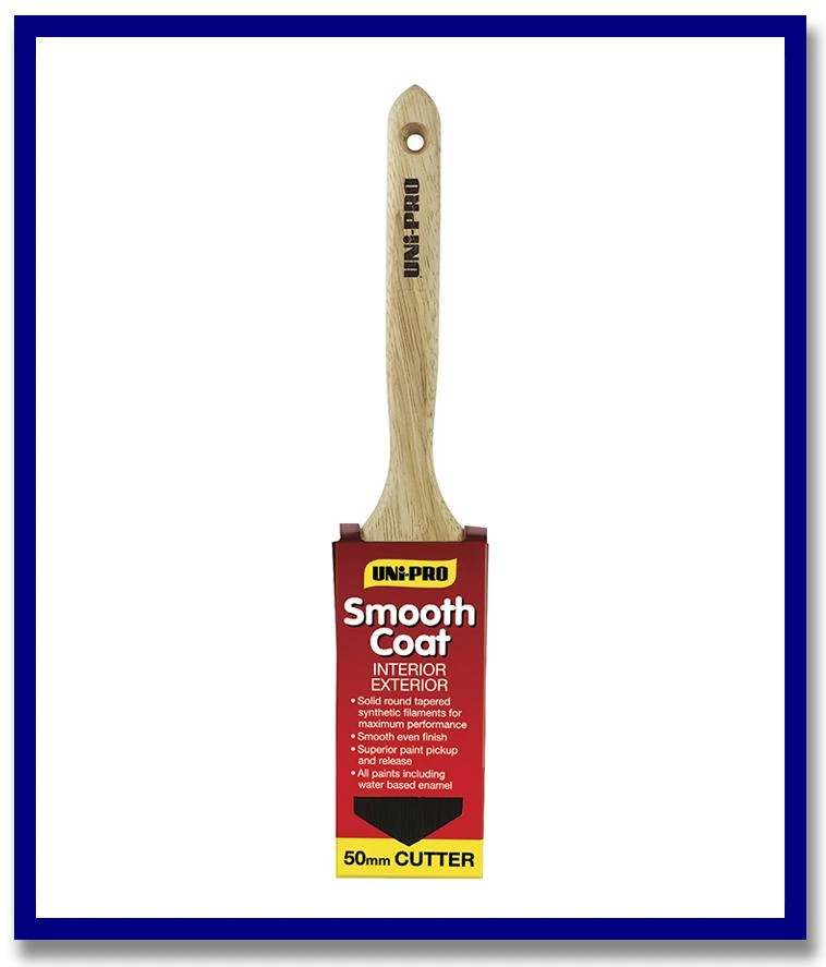 UNi-PRO Smooth Coat Sash Cutter Brush - 1 Pc - Stone Doctor Australia - Painting Equipment > Application > Sash Cutters