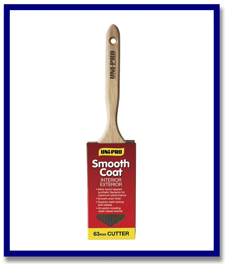 UNi-PRO Smooth Coat Sash Cutter Brush - 1 Pc - Stone Doctor Australia - Painting Equipment > Application > Sash Cutters