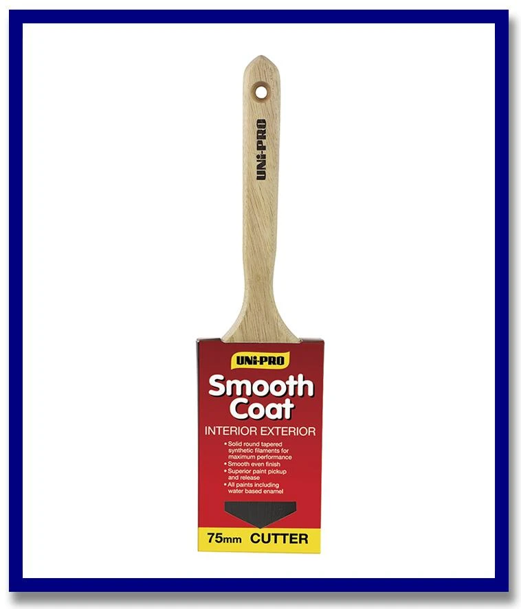 UNi-PRO Smooth Coat Sash Cutter Brush - 1 Pc - Stone Doctor Australia - Painting Equipment > Application > Sash Cutters