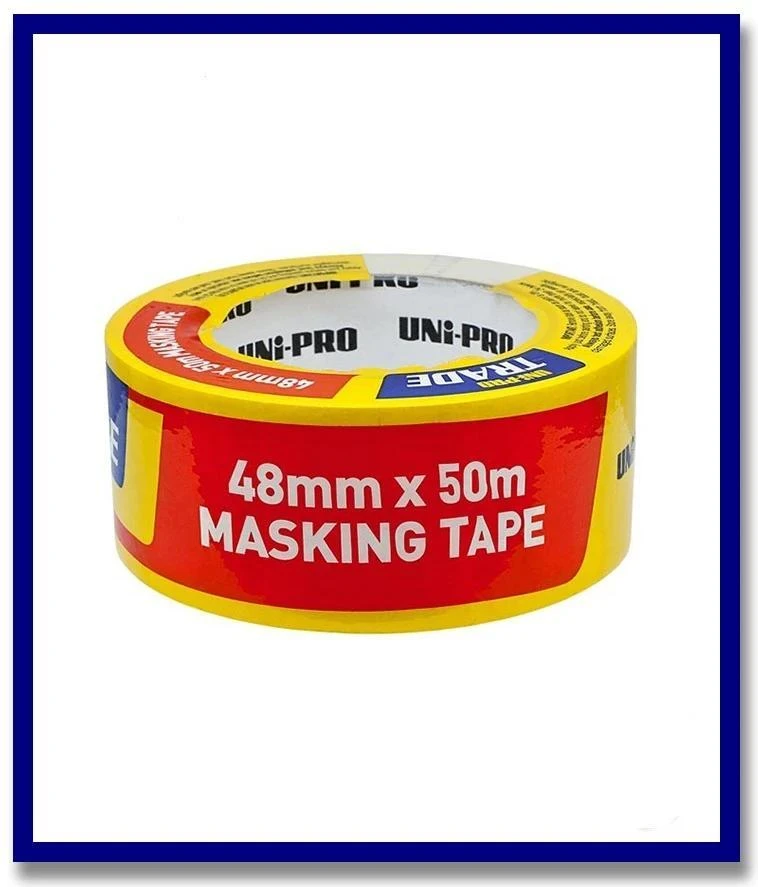 UNi-PRO Trade Painters White Masking Tape - 1 Roll - Stone Doctor Australia - Painting Equipment > Protection > Masking Tape