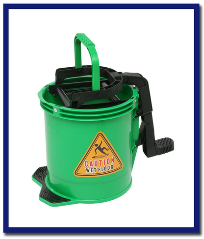 Edco Enduro Nylon Wringer Bucket - 1 Unit - Stone Doctor Australia - Cleaning Accessories > Mopping > Buckets