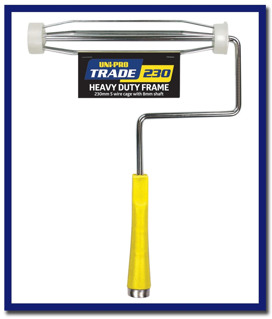 UNi-PRO Trade Heavy Duty Frame Range Yellow Handle - 1 Unit - Stone Doctor Australia - Painting Equipment > Tools > Roller Frames