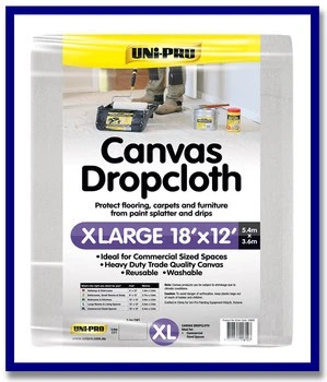 UNi-PRO Canvas Dropcloths - 1 Pc - Stone Doctor Australia - Painting Equipment > Protection > Canvas Dropcloth