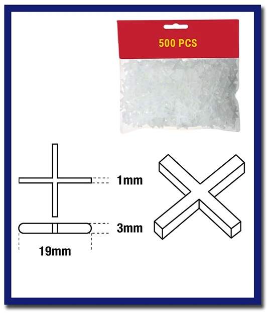 DTA Cross Spacers - 1 Pack - Stone Doctor Australia - Porcelain & Ceramic > Tiling > Cross Spacers