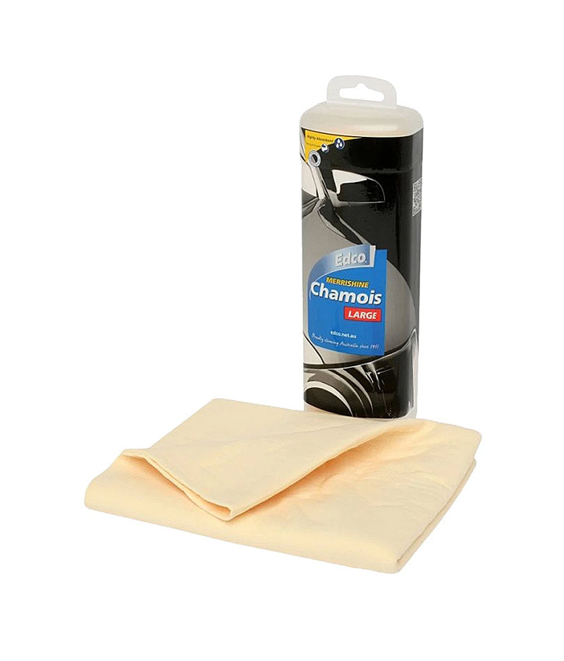 Edco Merrishine Chamois In Canister - 1 Pack - Stone Doctor Australia - Cleaning Accessories > Wipes > Chamois Cloth