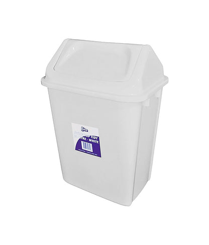 Edco Swing Top Tidy White - 1 Unit - Stone Doctor Australia - Cleaning Accessories > Bins > Swing Top Tidy