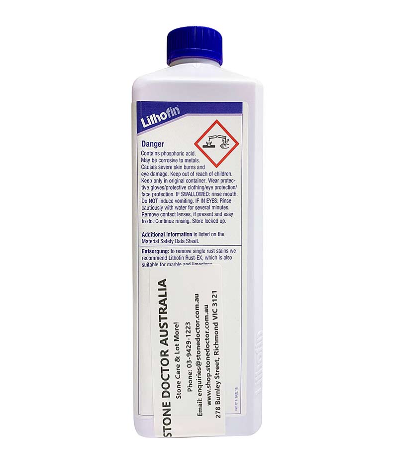 Lithofin BERO - 1 Litre - Stone Doctor Australia - Speciality Chemicals > Granite > Rust Remover