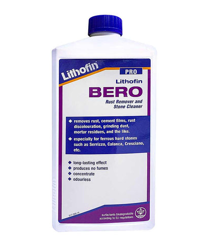 Lithofin BERO - 1 Litre - Stone Doctor Australia - Speciality Chemicals > Granite > Rust Remover