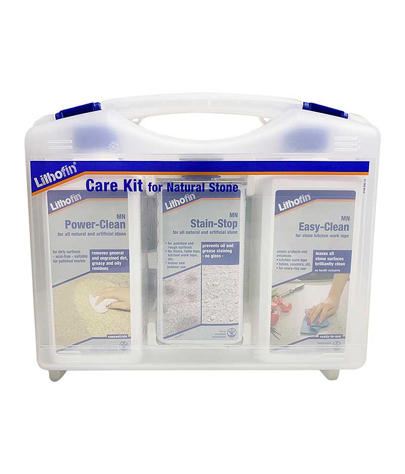 Lithofin Care Kit With Sealer For Natural Stone - BE - Stone Doctor Australia - Marble & Stone > Bench Top > Cleaning & Sealing Kit