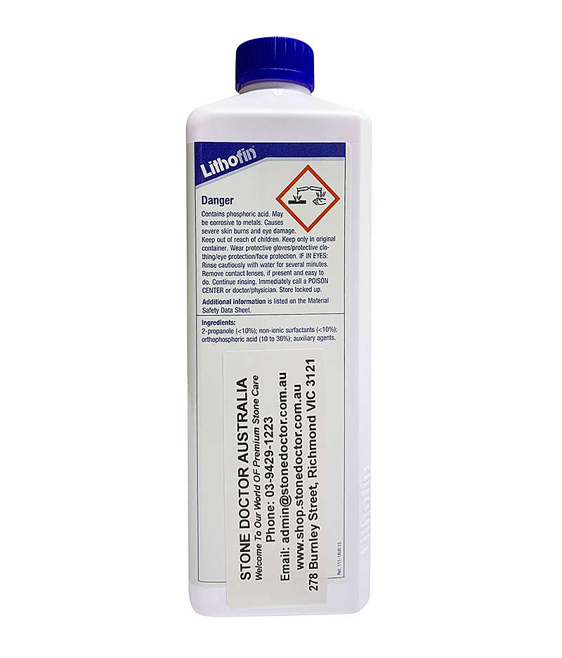 Lithofin KF Active-Clean - 1 Litre - Stone Doctor Australia - Bathroom Tiles > Ceramic > Speciality Acid Cleaner