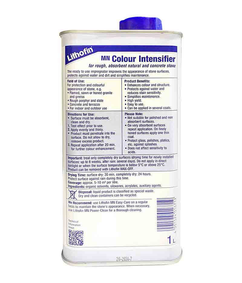 Lithofin MN Colour-Intensifier - Stone Doctor Australia - Natural Stone > Protective Sealant > Enhancer