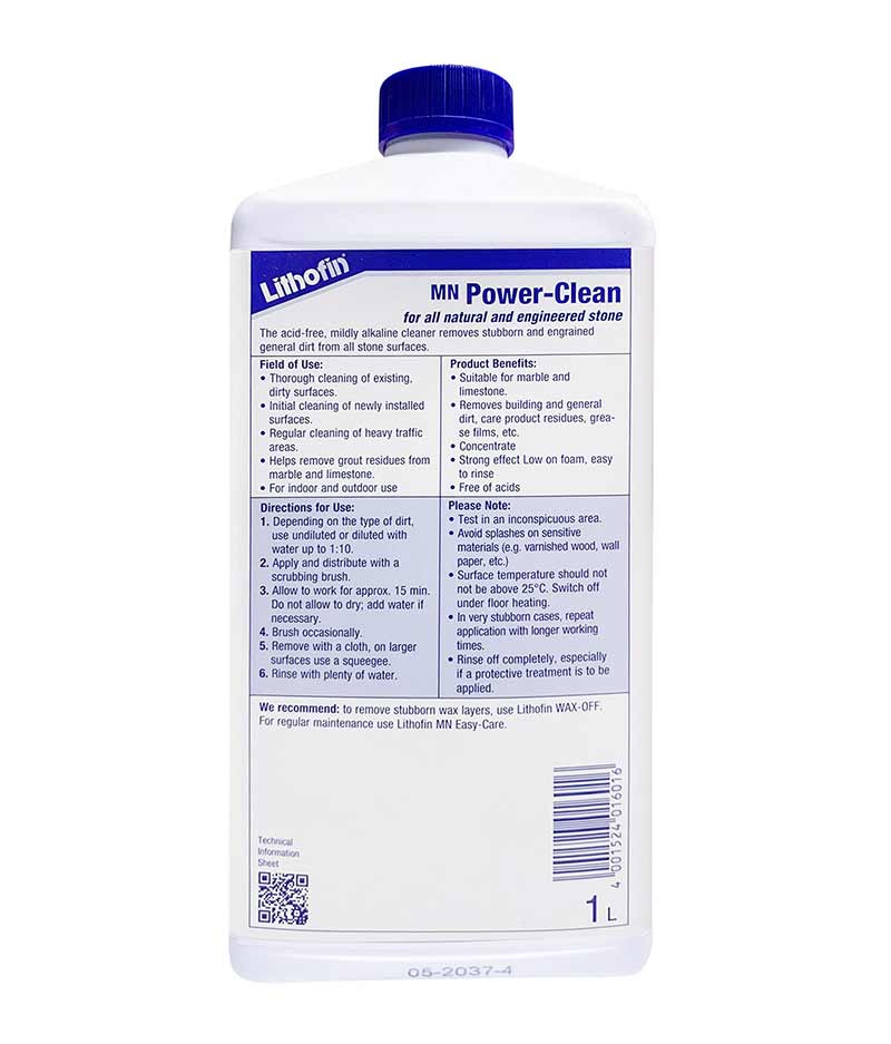 Lithofin MN Power-Clean - Stone Doctor Australia - Natural Stone > Speciality Chemicals > Cleaning