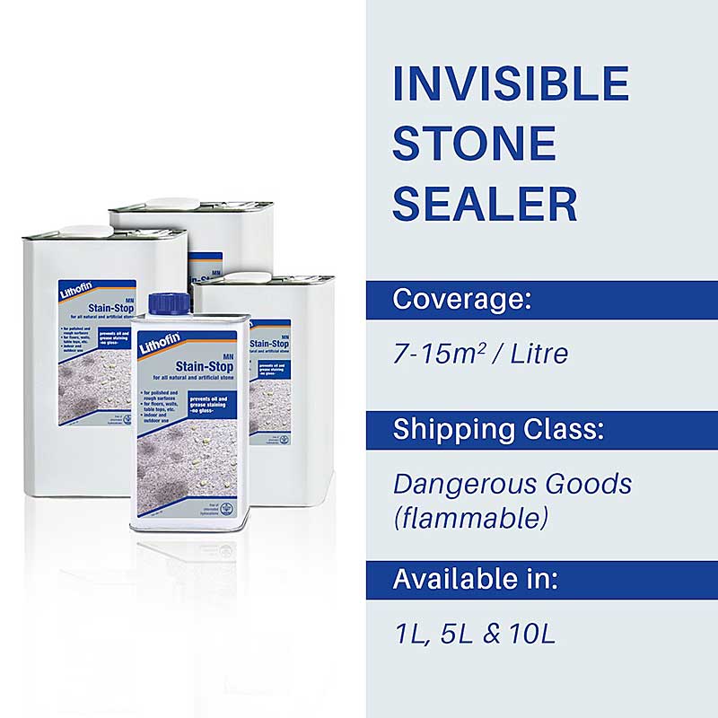 Lithofin MN Stain-Stop - Stone Doctor Australia - Natural Stone > Protective Treatment > Invisible Penetrating Sealers